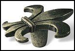 Fleur De Lys Knob